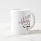 Liefde, Lachen en VRIENDEN™ Grote Koffiekop (Voorkant rechts)