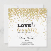 Liefde & lachen & Happy Ever na uitnodiging (Voorkant)