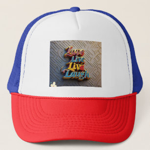 "Liefde, lachen, leef door" Trucker Pet