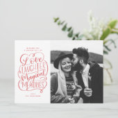 Liefde Lachen Magische Herinneringen Vakantie Foto Feestdagenkaart (Staand voorkant)