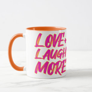 Liefde + Lachen Meer Mok