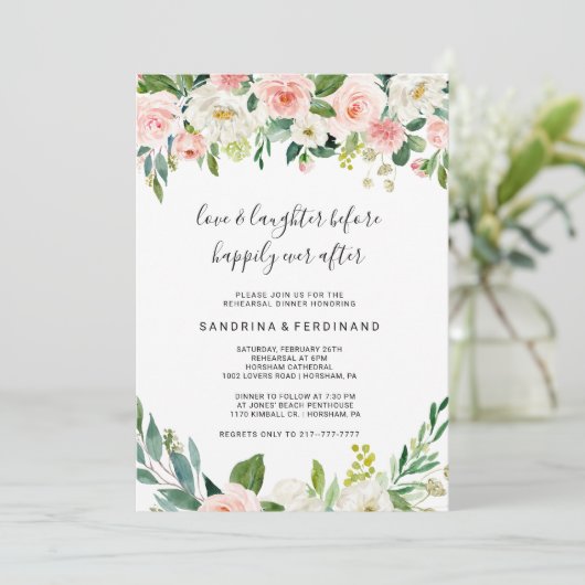 Liefde & Lachen voor gelukkig ooit daarna Kaart (Staand voorkant)