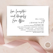 Liefde, lacht en gelukkig ooit daarna, Elopement Kaart