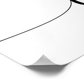 Liefde, lacht en gelukkig ooit na het huwelijk poster (Hoek)