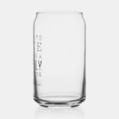 Liefde lacht gelukkig altijd na bruiloft blikvorm glas (Links)