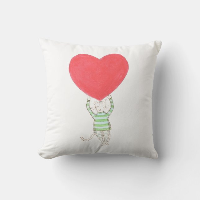 liefde, l'amour, amore kussen (Voorkant)