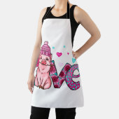 Liefde landbouwhuisdieren, liefdesvarkens, dierenl schort (Insitu)