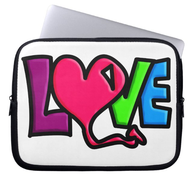 Liefde Laptop Sleeve (Voorkant)