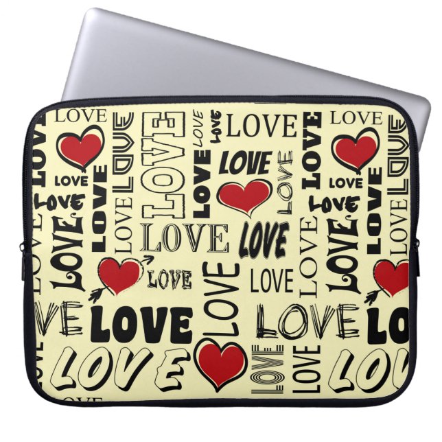 Liefde Laptop Sleeve (Voorkant)