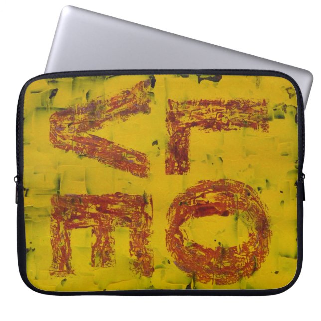 Liefde laptophoes! laptop sleeve (Voorkant)
