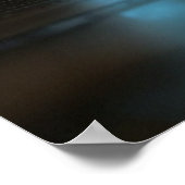 Liefde, laptops, katten en koffie poster (Hoek)