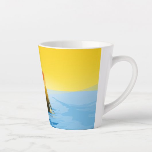 Liefde Latte Mok (Rechts)