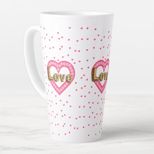 liefde latte mok (Linkerhoek)