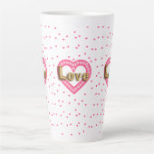 liefde latte mok (Voorkant)