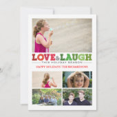 Liefde & Laugh x5 Feestdagenkaart (Voorkant)