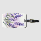 Liefde Lavendel bloemen Bagagelabel (Voorkant (horizontaal))