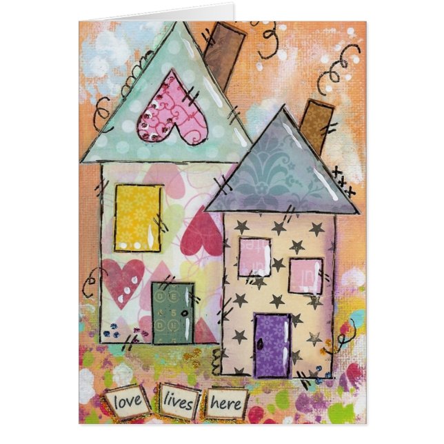 liefde leeft hier . (Voorkant)