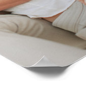 Liefde leeft hier | Drie foto familie cadeau Poster (Hoek)