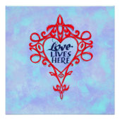 Liefde leeft hier, poster (Voorkant)