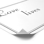 Liefde leeft hier poster (Hoek)