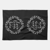 Liefde leeft hier Wreath Theedoek (Horizontaal)