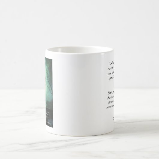 Liefde leeft onder 11 oz linkse Mok (Center)