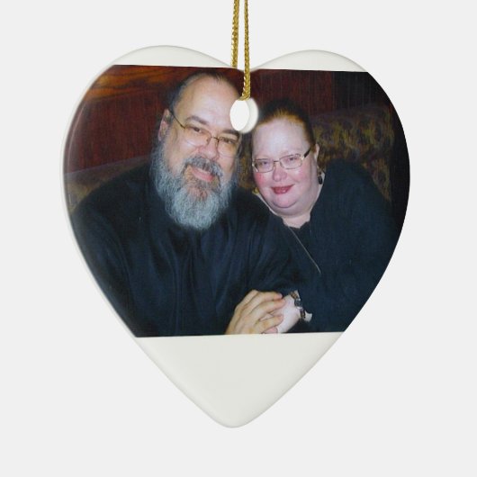 Liefde leeft op forever versiering keramisch ornament (Rechts)