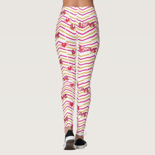 Liefde leggings voor vrouwen (Achterkant)