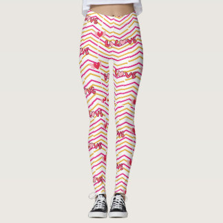 Liefde leggings voor vrouwen