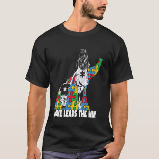 Liefde Leidt Moeder Zoon Autistische Jongens Autis T-shirt