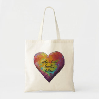 Liefde leidt tote bag