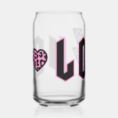 Liefde Leopard Print Lightning Blikvorm Glas (Voorkant)