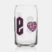 Liefde Leopard Print Lightning Blikvorm Glas (Rechts)