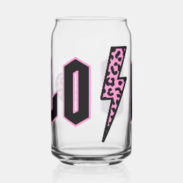 Liefde Leopard Print Lightning Blikvorm Glas