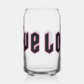 Liefde Leopard Print Lightning V2 Blikvorm Glas (Links)