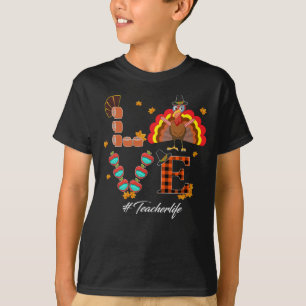 Liefde leraar leven Turkije grappige leraar Thanks T-shirt