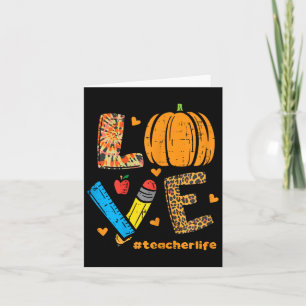 Liefde Lerarenpompoen Luipaard Herfst Eerbied Than Kaart