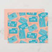 Liefde letter briefkaart (Voorkant / Achterkant)