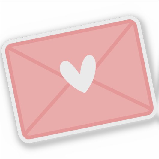 Liefde letter sticker (Voorkant)