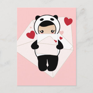 Liefde letters briefkaart