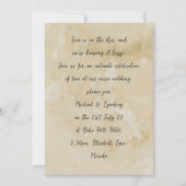 Liefde Letters MICRO BRUILOFT Handgeschreven Perka Kaart (Voorkant)