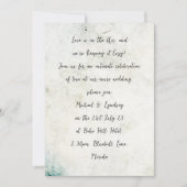 Liefde Letters MICRO BRUILOFT Handgeschreven Verdr Kaart (Voorkant)