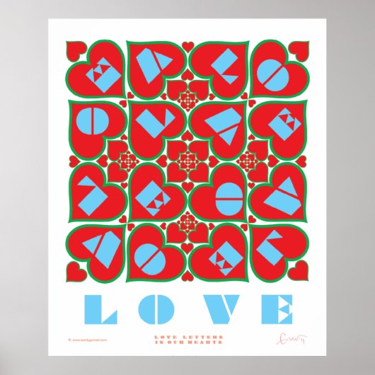 Liefde letters poster (Voorkant)