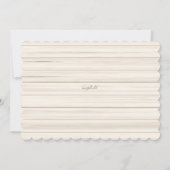 Liefde letters recht van de hartuitnodiging kaart (Achterkant)