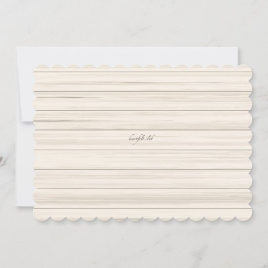 Liefde letters recht van de hartuitnodiging kaart (Achterkant)