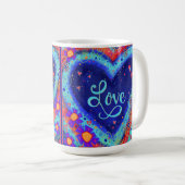 Liefde Leuke Harten Valentijnse   Koffiemok (Voorkant rechts)