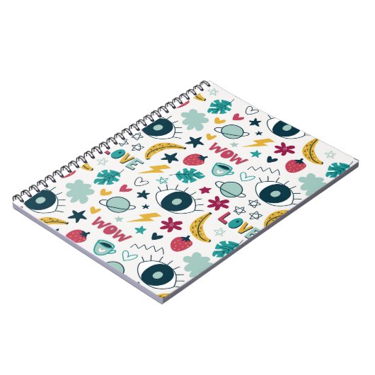 Liefde leuke ogen design notitieboek (Linkerzijde)