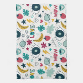 Liefde leuke ogen design theedoek (Verticaal)