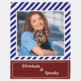 Liefde Leuke Puppy Pet Hondenliefhebber Personalis Fleece Deken