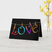 Liefde leuke romantische kaart (Gele Bloem)